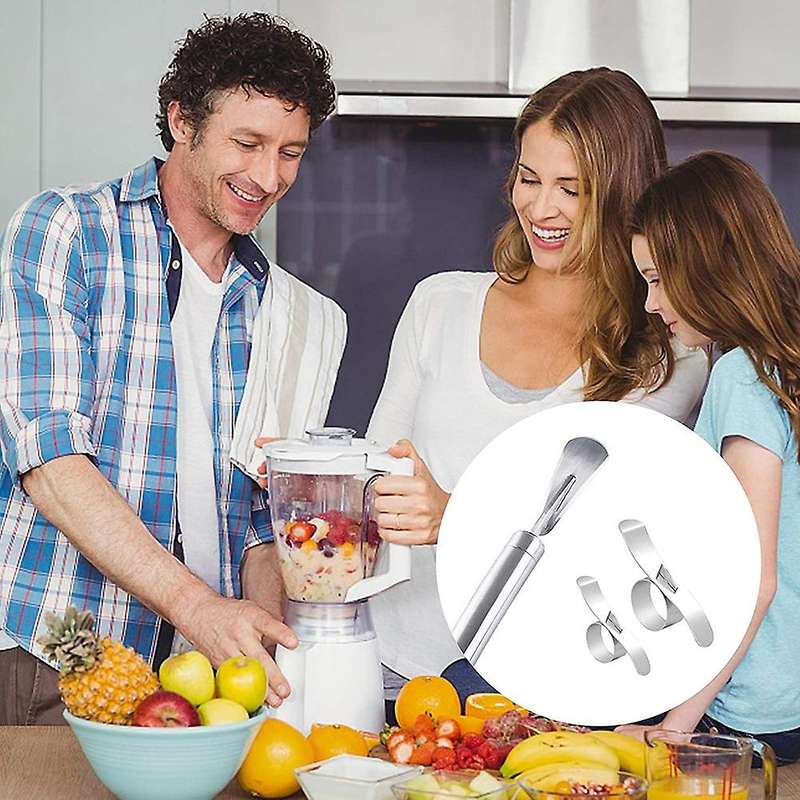 5pcs Fruit Peeler Set, Stainless Steel Orange Peeler Tool Curved