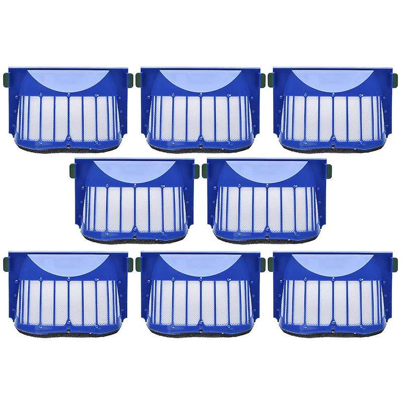 8pcs Filter Sweeping Robot for Irobot Roomba 500/600 Series Parts