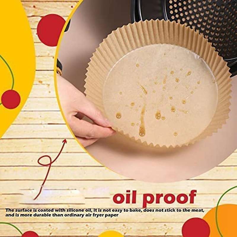 Air Fryer Parchment Paper Liners Basket Round Parchment Paper(100pcs)