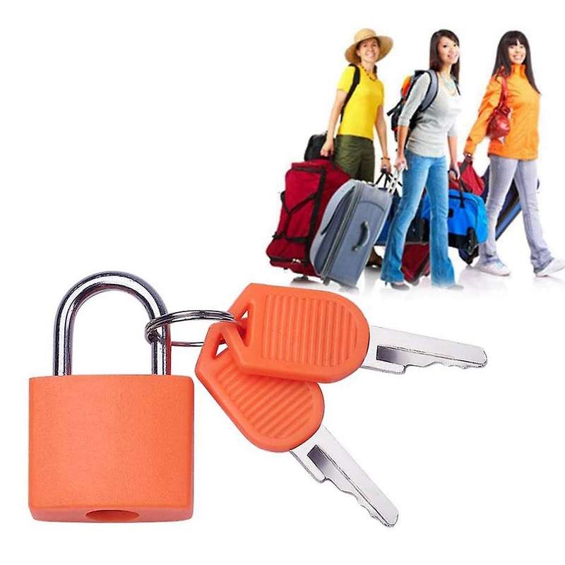 8 Pack Locks Small Padlock with Key Luggage Gym for Outdoor School A