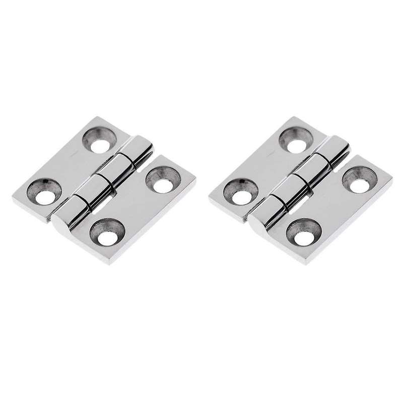 2pcs Butt Hinge+8 Pcs Screws 316 Stainless Steel Casting Hinge 38mm