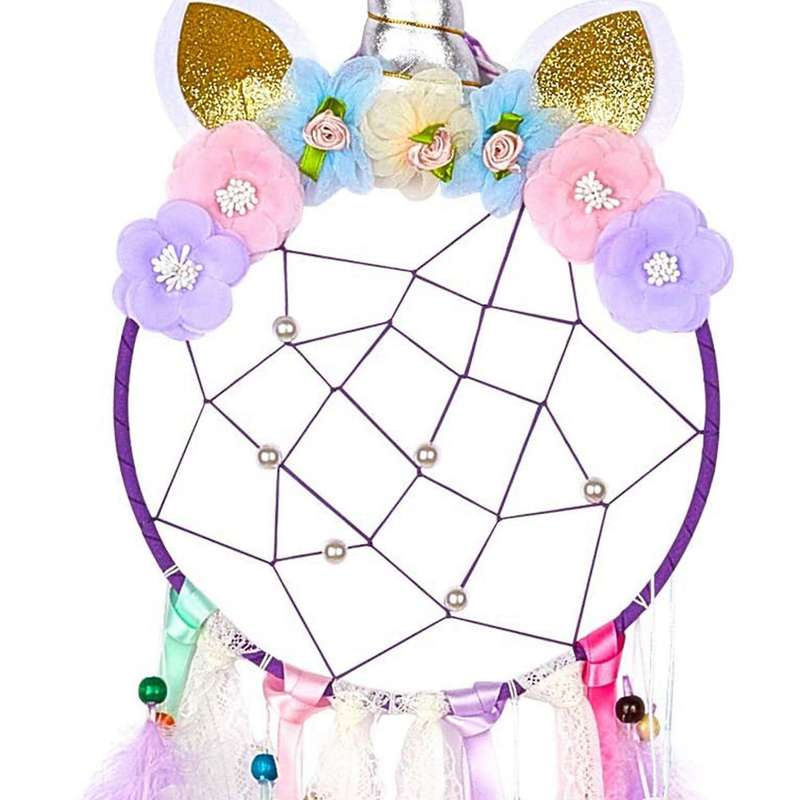 Children's Dream Catcher Feather Wall Decoration Girl Bedroom