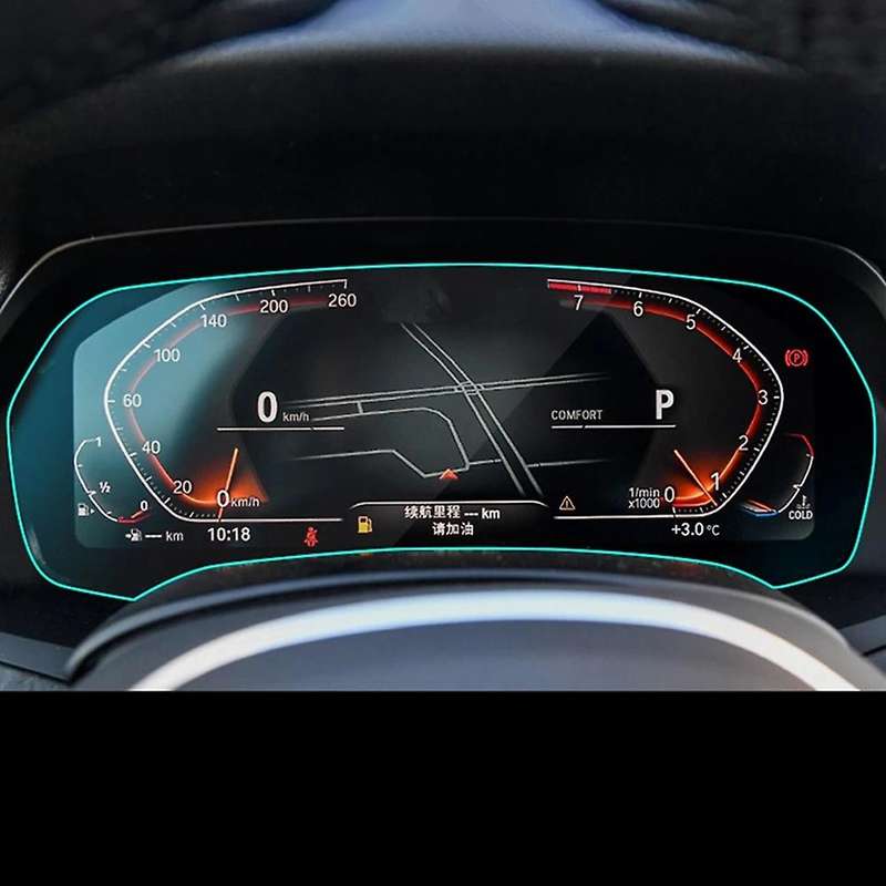 Car Dashboard Protective Film Tempered Glass Film(with Camera Hole)