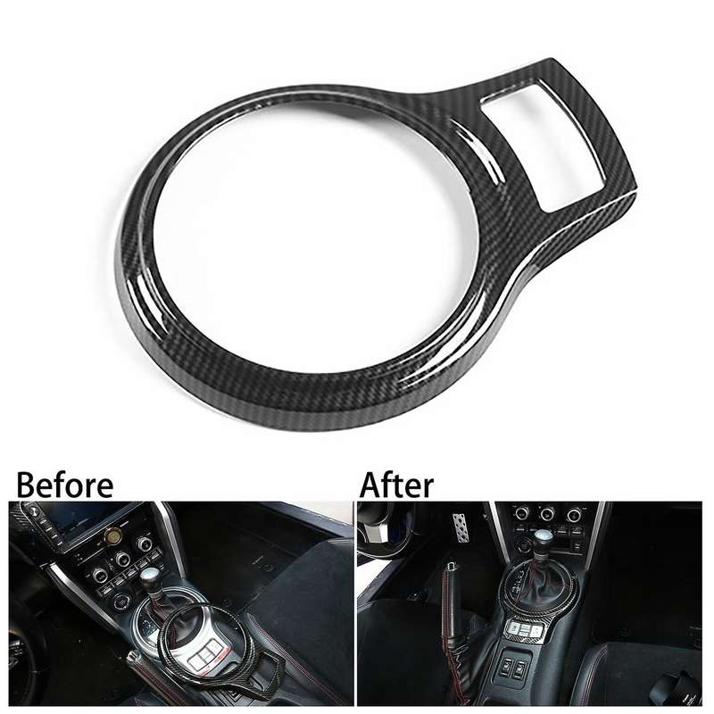 Auto Carbon Fiber Central Gear Panel for Toyota 86/subaru Brz 2012