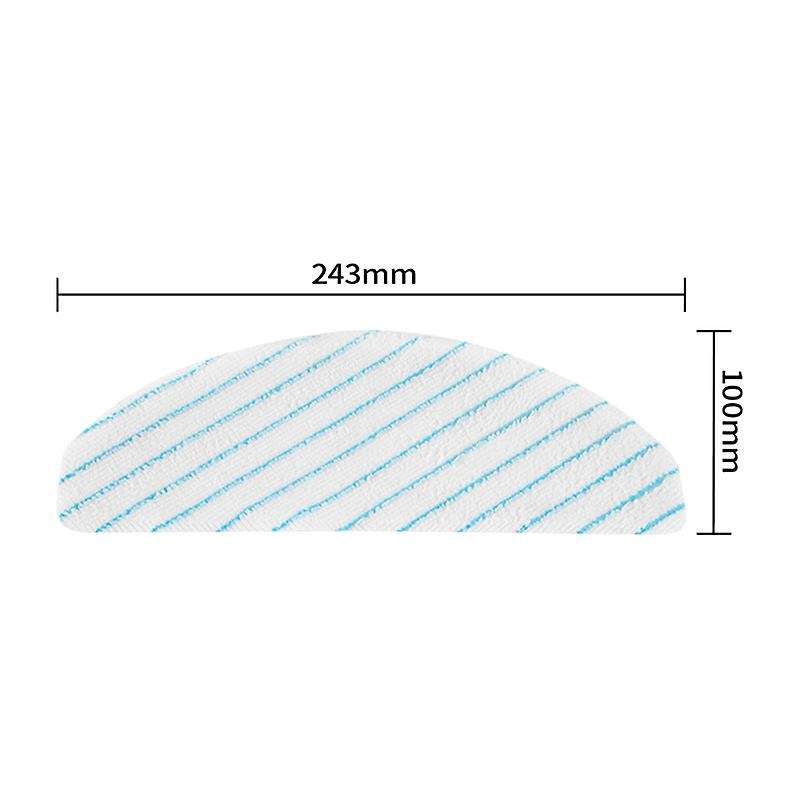 10pcs Disposable Strong Rag Mop Cloths Pads for Ecovacs Deebot Ozmo
