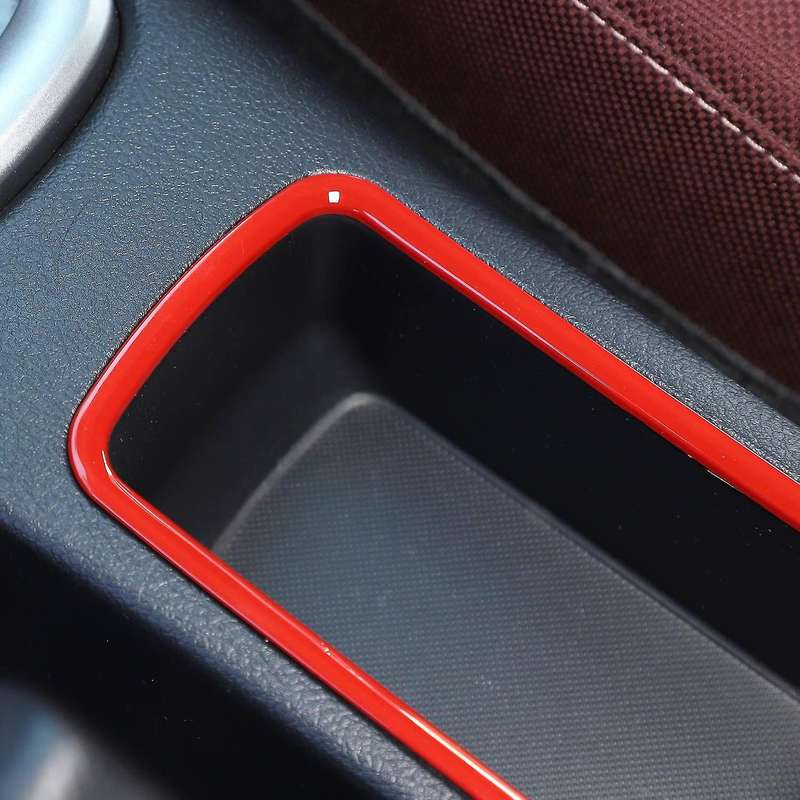For Toyota Hilux 15-21 Center Control Gear Box Cover Red