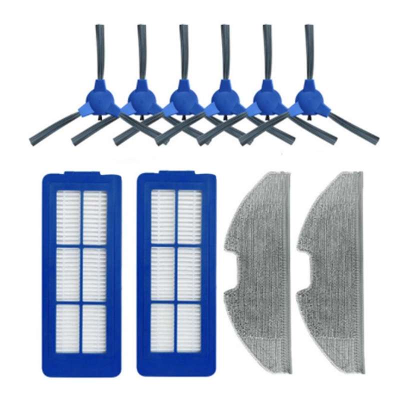 For Eufy Robovac G10 Hybrid Replacement Filter Mop Cloth Side Brush