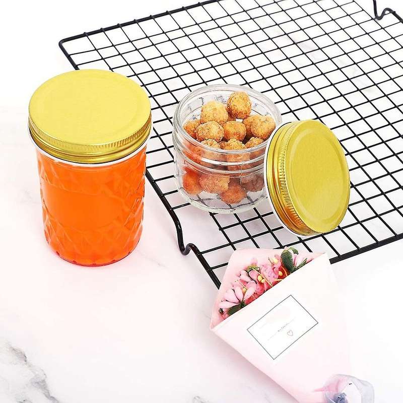 24 Pack Mason Jar Lids Secure Reusable Regular Mouth Storage Canning