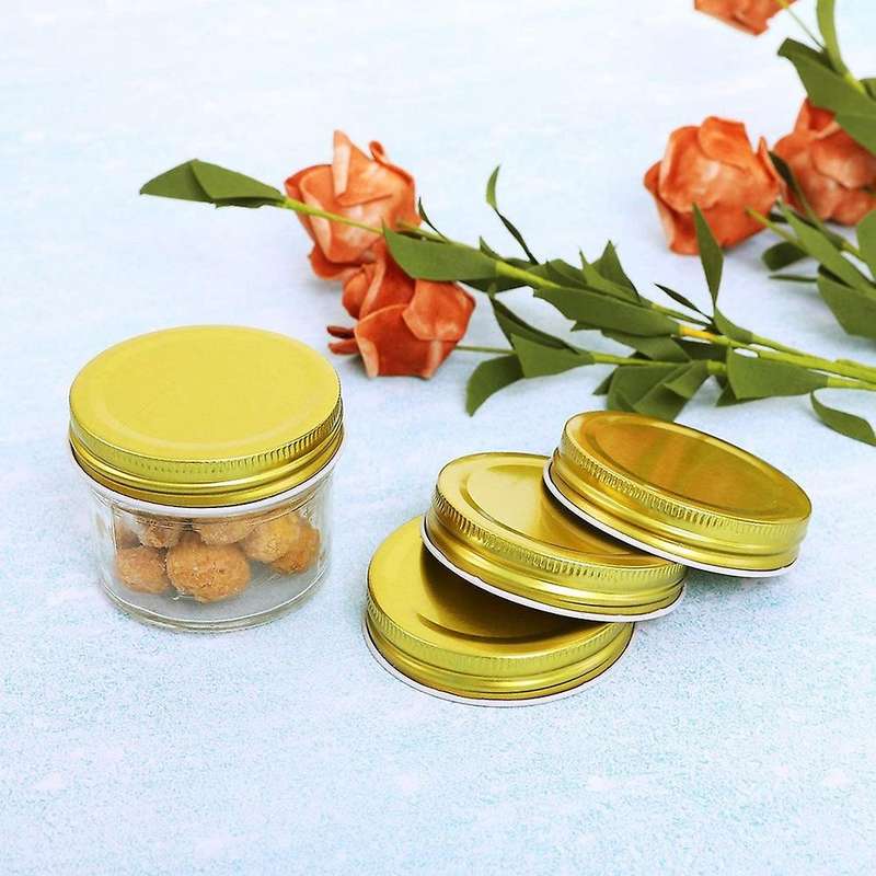 24 Pack Mason Jar Lids Secure Reusable Regular Mouth Storage Canning