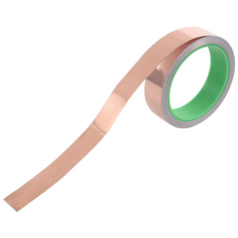 2x Copper Foil Tape with Conductive Adhesive (25mm X 11meters)