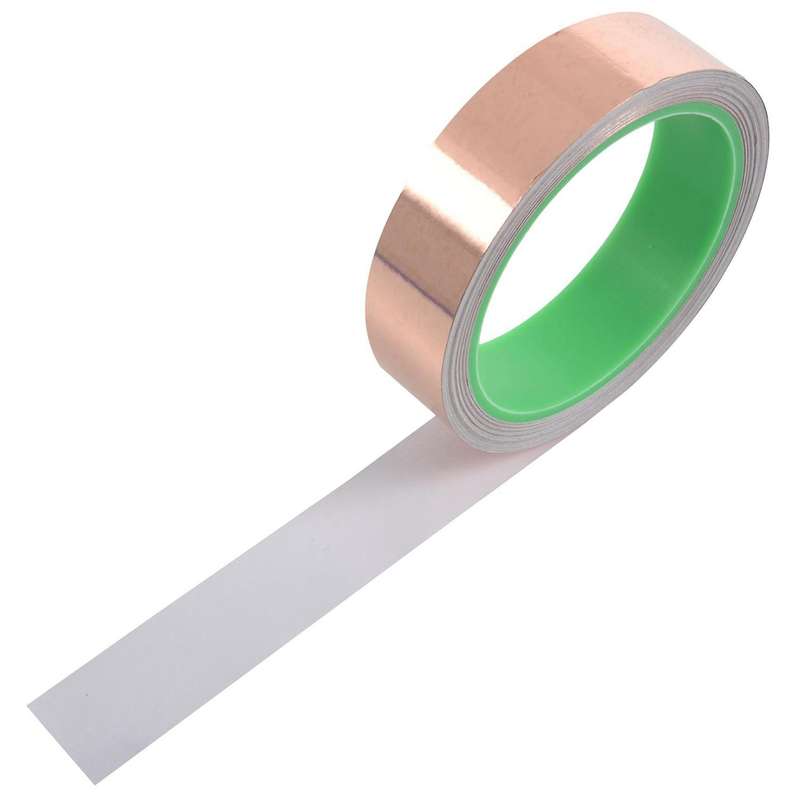 2x Copper Foil Tape with Conductive Adhesive (25mm X 11meters)