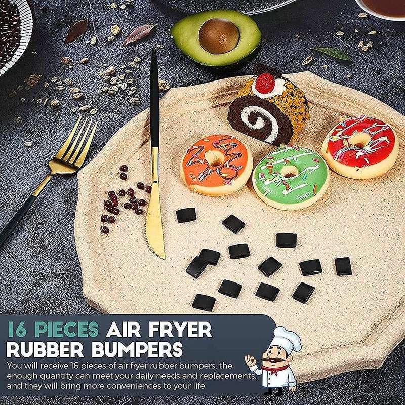 Air Fryer Rubber Bumpers Air Fryer Tray Feet Replacement Accessories