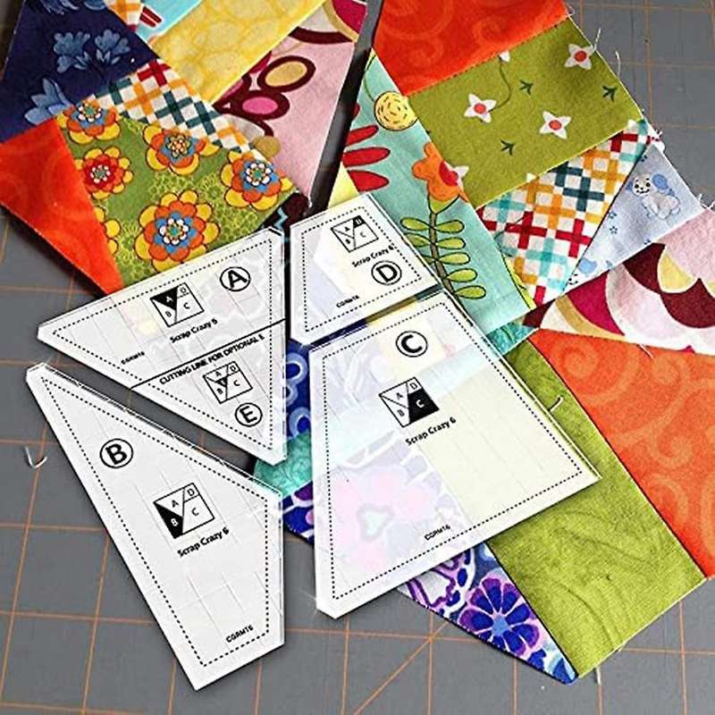 Creative Quilting Cutting Template,templates Quilt Ruler Set, Acrylic
