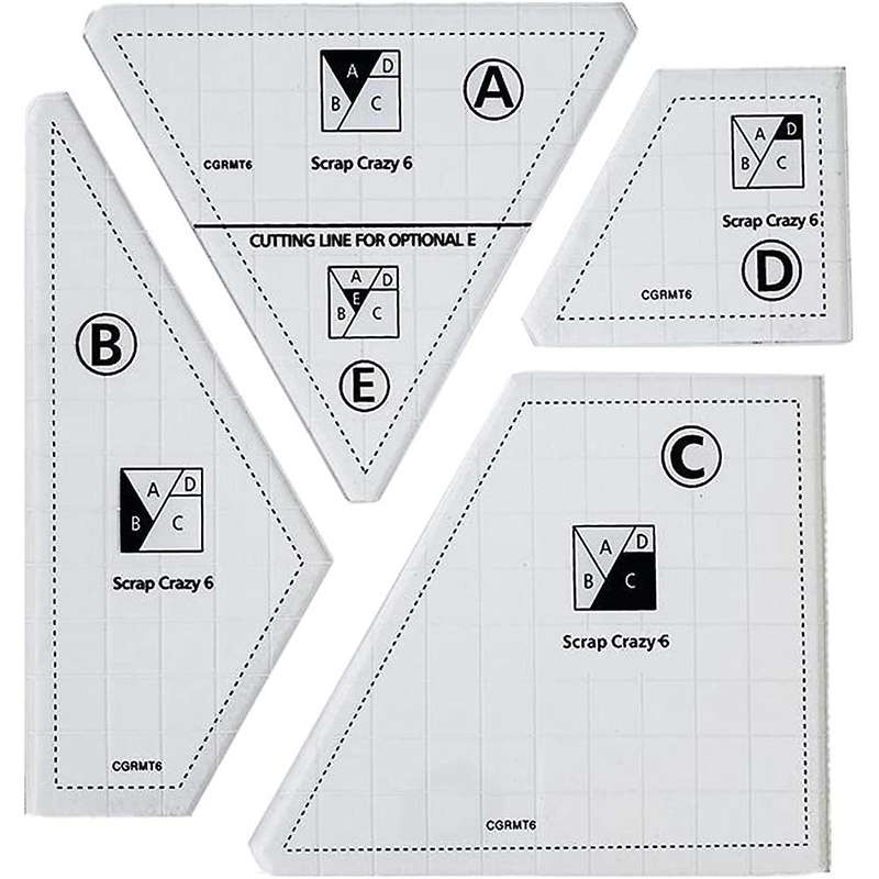 Creative Quilting Cutting Template,templates Quilt Ruler Set, Acrylic