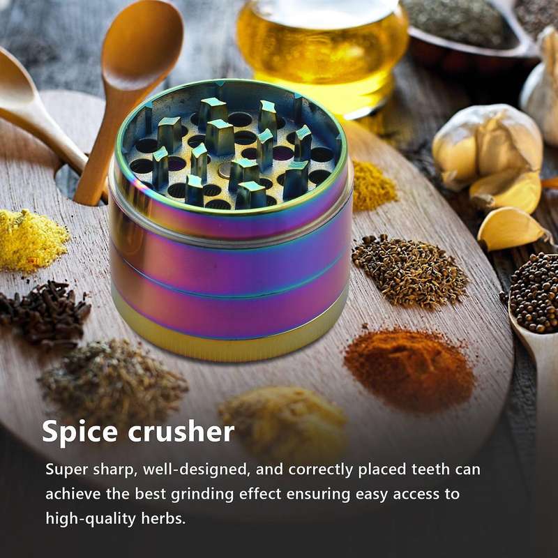 4-layer Manual Hand Grass Spice Grinder Herb Tobacco Weed Grinder