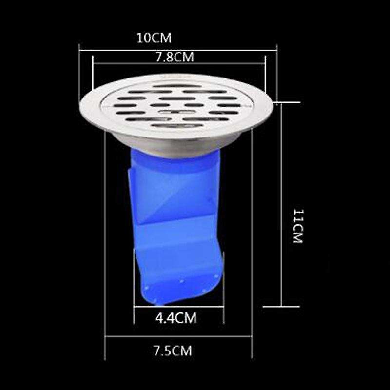 10cm Silicone Kitchen Strainer Bathroom Pipe Sewer Drain Cover