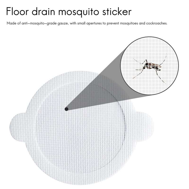 25pcs Disposable Hair Extensions Drain Floor Sink Filter with Sticker