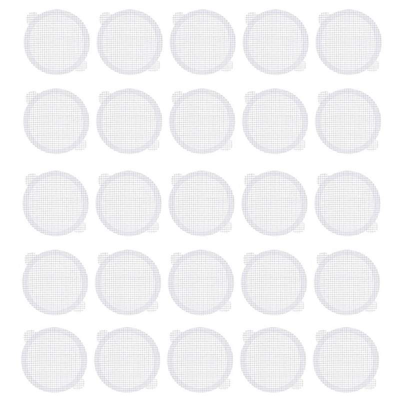 25pcs Disposable Hair Extensions Drain Floor Sink Filter with Sticker