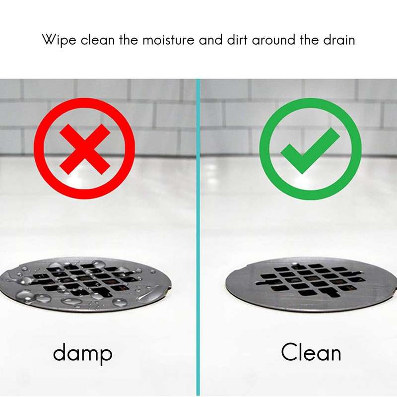 25pcs Disposable Hair Extensions Drain Floor Sink Filter with Sticker