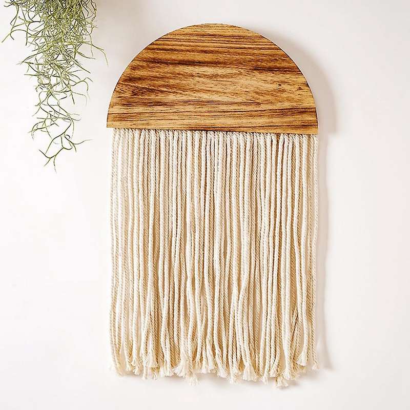 Modern Tassel Circle Tapestry Living Room Wall Decor Tapestry B