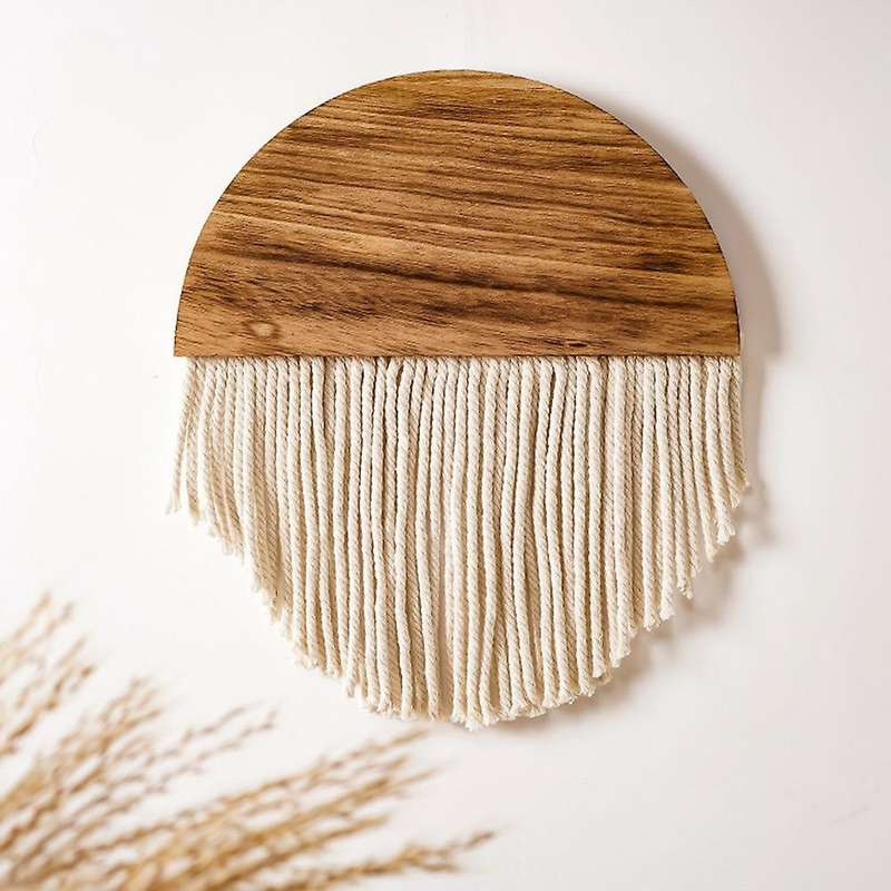 Modern Tassel Circle Tapestry Living Room Wall Decor Tapestry B