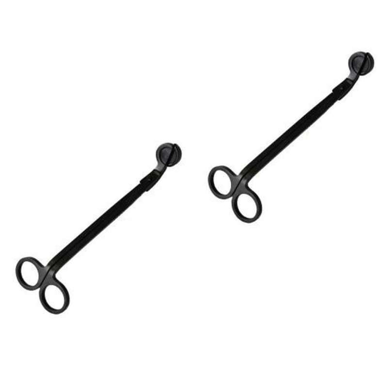 Candle Wick Trimmer Scissor for Trim Wick to Burn Equally (black)
