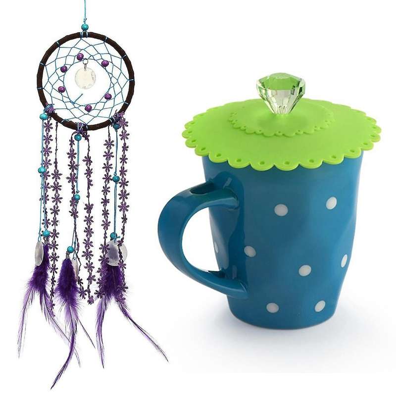 6pcs New Cute Anti-dust Silicone Glass Cup Cover Coffee Mug Cover