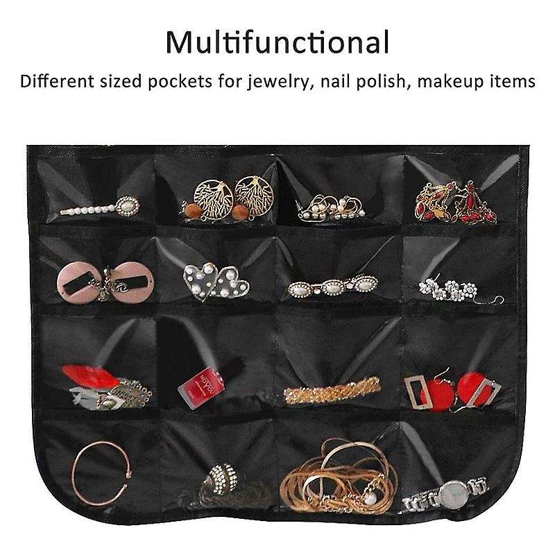 Hanging Jewelry Organizer, Double Sided Necklace Holder Organizer A