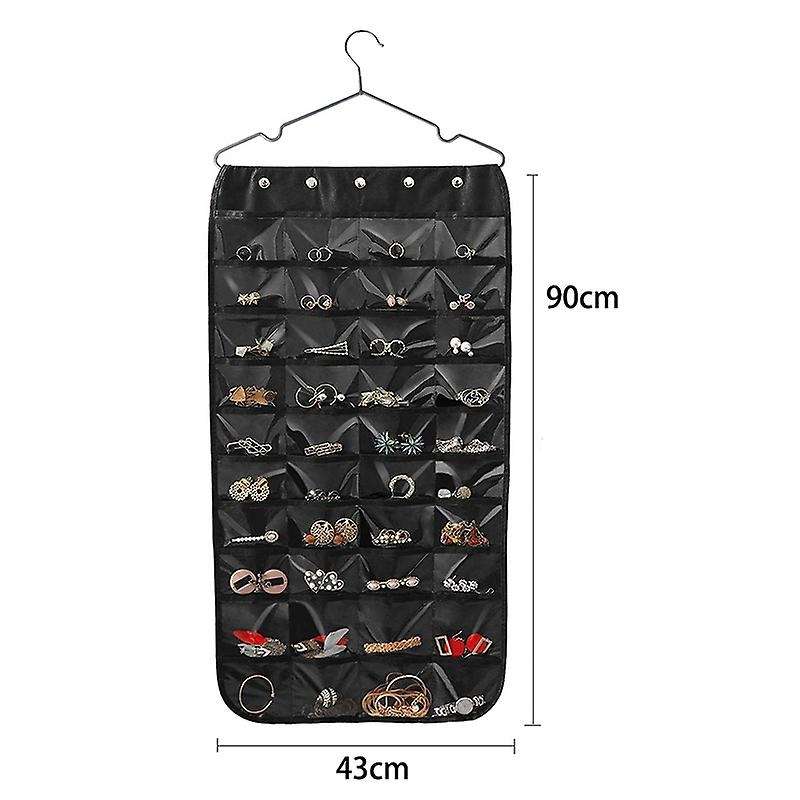 Hanging Jewelry Organizer, Double Sided Necklace Holder Organizer A