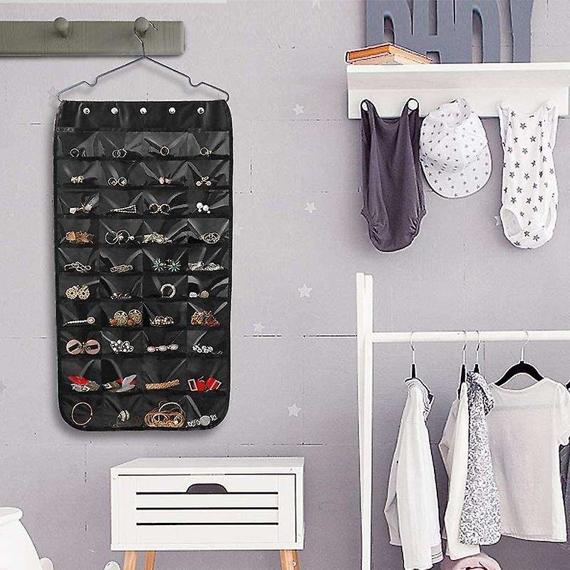Hanging Jewelry Organizer, Double Sided Necklace Holder Organizer A