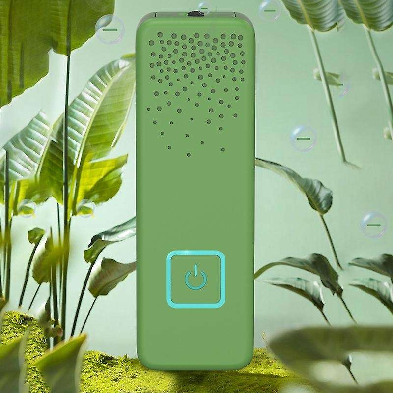 Usb Portable Wearable Personal Air Purifier Black for Car Home
