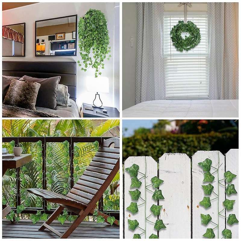 Artificial Ivy - 12strands Artificial Ivy, Fake Ivy Garland