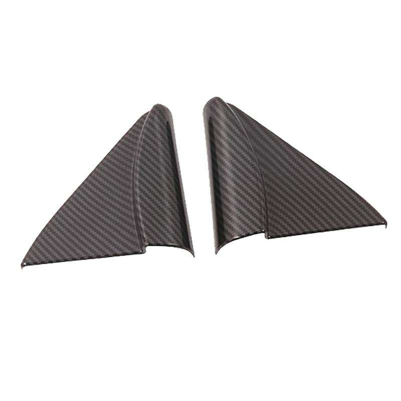 Carbon Fibre Car Interior A-pillar Speaker Horn Cover Trim Frame