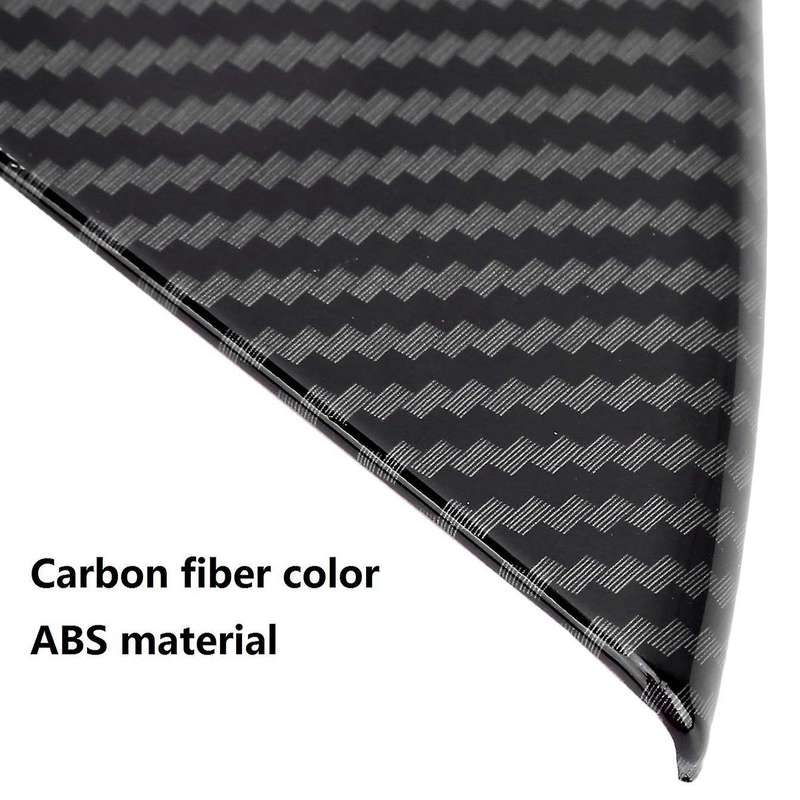 Carbon Fibre Car Interior A-pillar Speaker Horn Cover Trim Frame