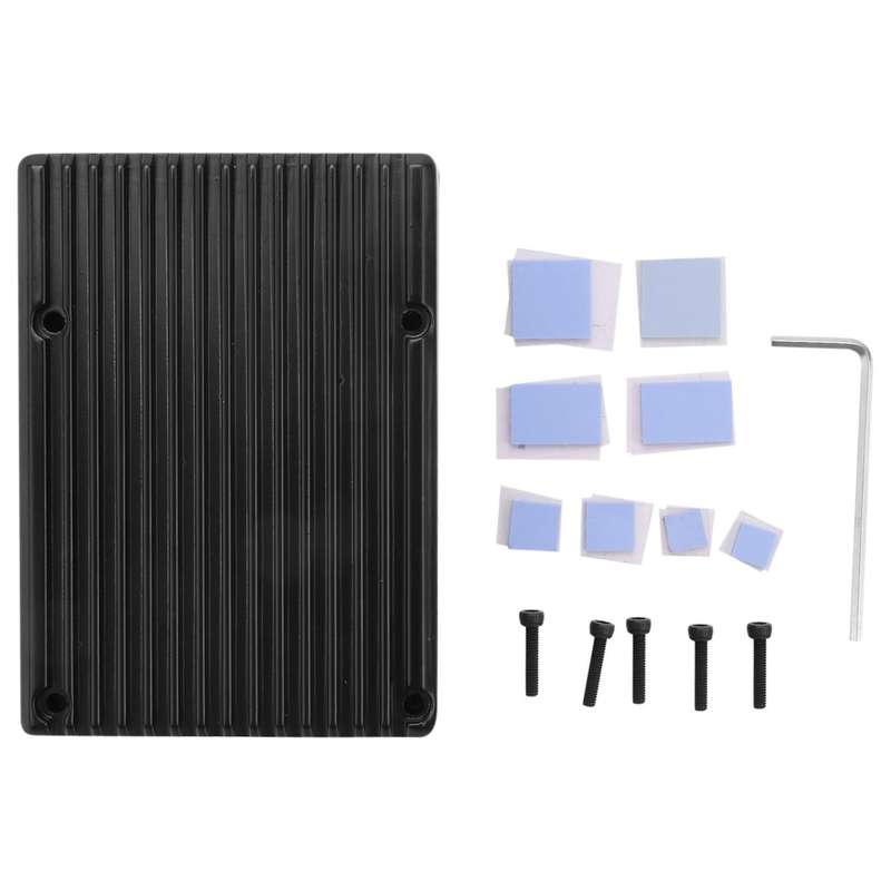 For Raspberry Pi 4 Aluminium Case, Duty Aluminum Passive Cooling Heat