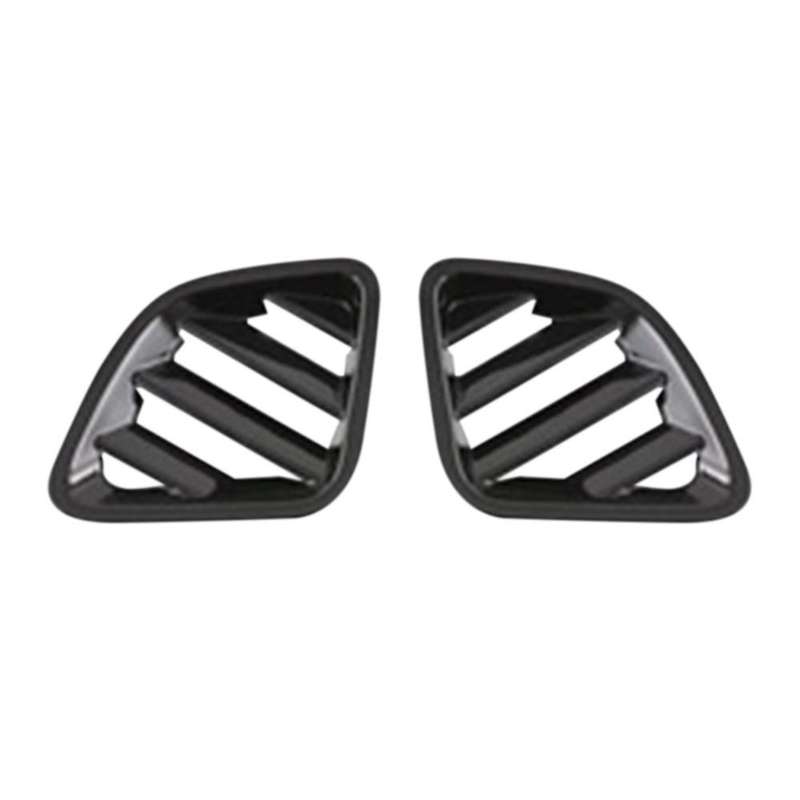 Car Glossy Black Dashboard Side Upper Air Vent Housing Outlet Frame