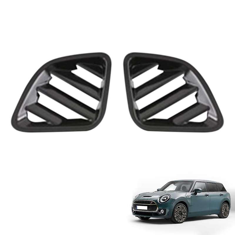 Car Glossy Black Dashboard Side Upper Air Vent Housing Outlet Frame