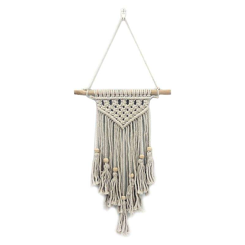 Macrame Wall Hanging Hand Woven Bohemian Tapestry with Tassel