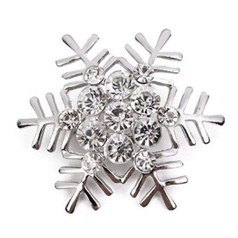 12 Pack Napkin Rings Silver Snowflake Napkin Holder