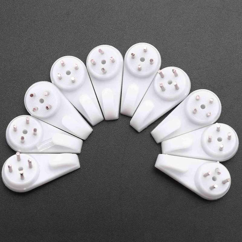 10 Pack Plate Hangers, Wall Plate Hangers and 10 Pack Wall Hooks