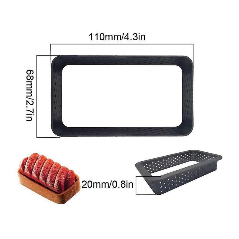 Silicone Tart Cake Mold Mousse Circle Cutter Ring Bakeware Diy C