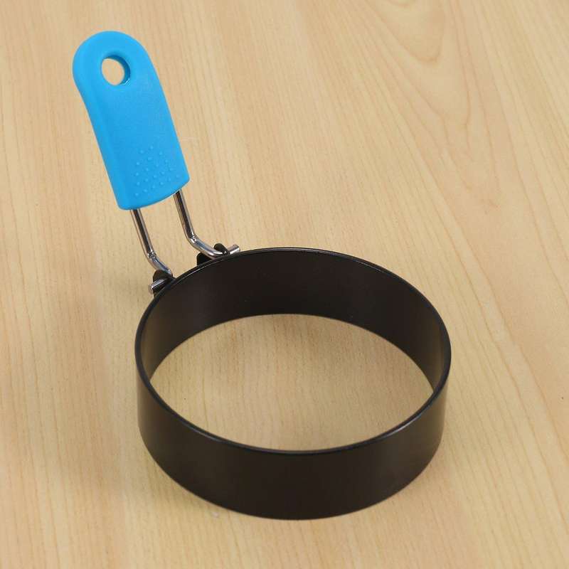 4 Pack Stainless Steel Egg Cooking Rings with Handle,for Frying Eggs