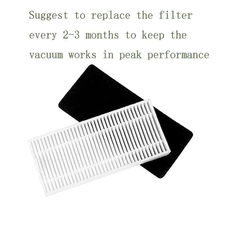 20pcs for Ecovacs Deebot N79 N79s Main Brush Filter Side Brush Kit