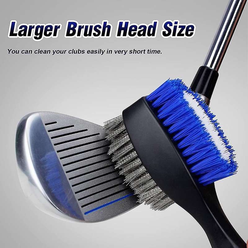 1pcs Golf Club Brush with Larger Size Brush Head&groove Cleaner