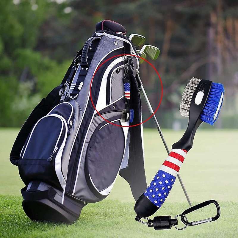 1pcs Golf Club Brush with Larger Size Brush Head&groove Cleaner