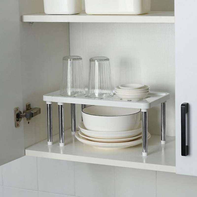 Home Closet Organizer Storage Shelf for Kitchen Rack Gray