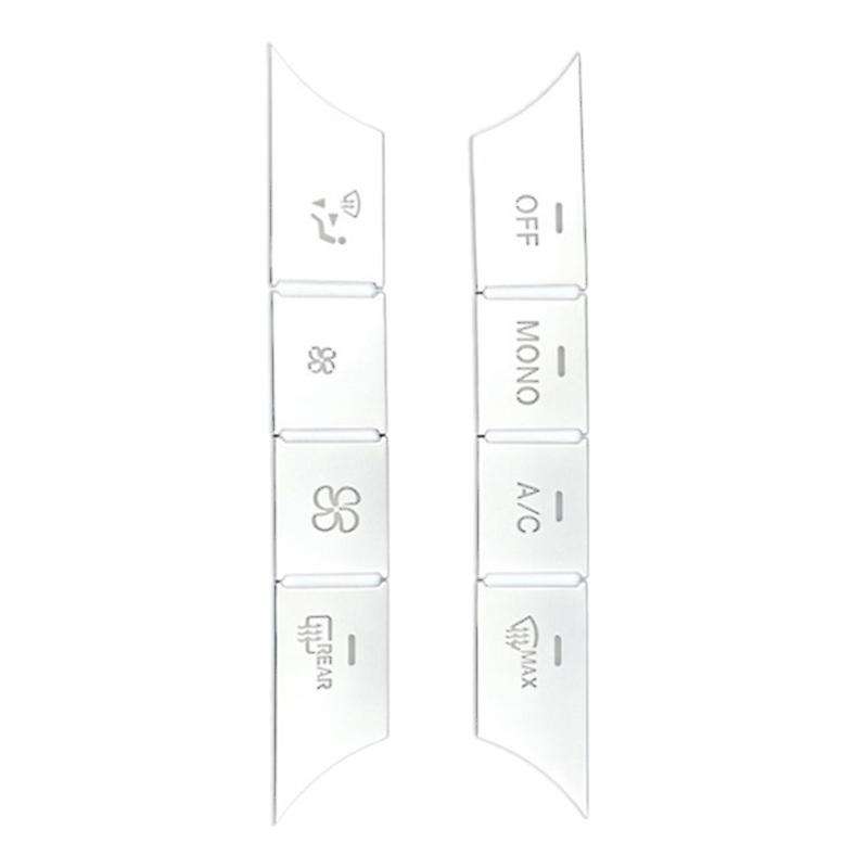 8pcs Buttons Cover Stickers for Mercedes Benz C Class 2017-2010