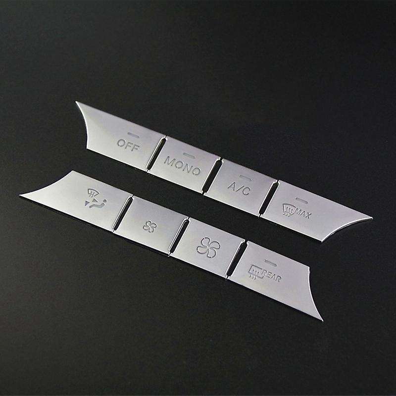 8pcs Buttons Cover Stickers for Mercedes Benz C Class 2017-2010