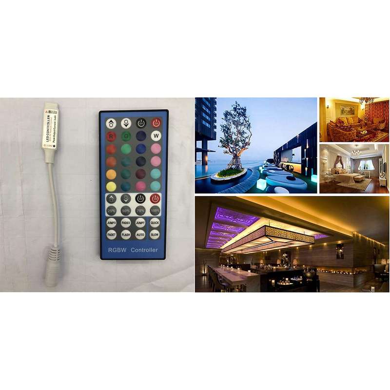 Ir Remote Controller for 3528 5050 Rgbw Rgbww Led Strip Dc 12v24v