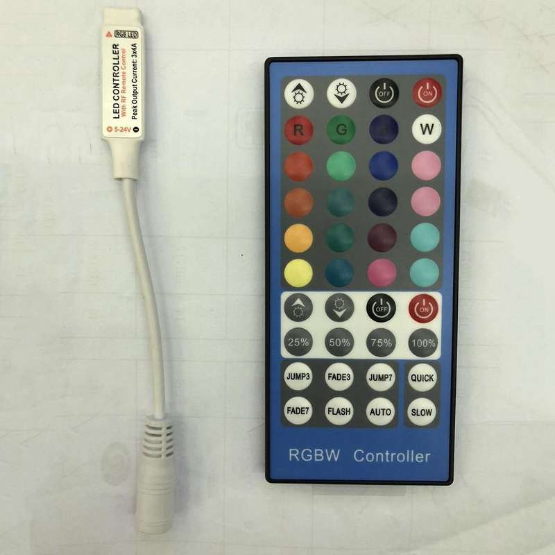 Ir Remote Controller for 3528 5050 Rgbw Rgbww Led Strip Dc 12v24v